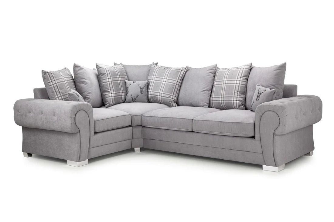 Luxury Verona Corner Sofa Left Hand Facing Corner