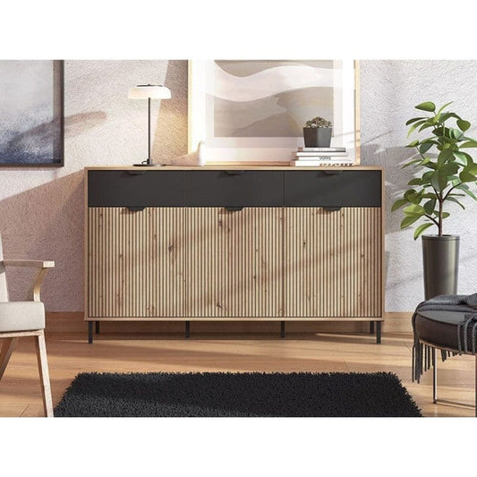 Desk with Sideboard