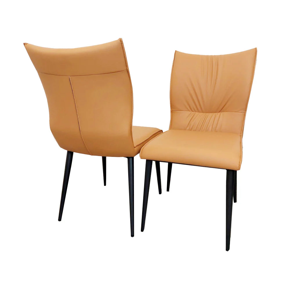 Venus Glass Kitchen Dining Table with 4 Flora Chairs