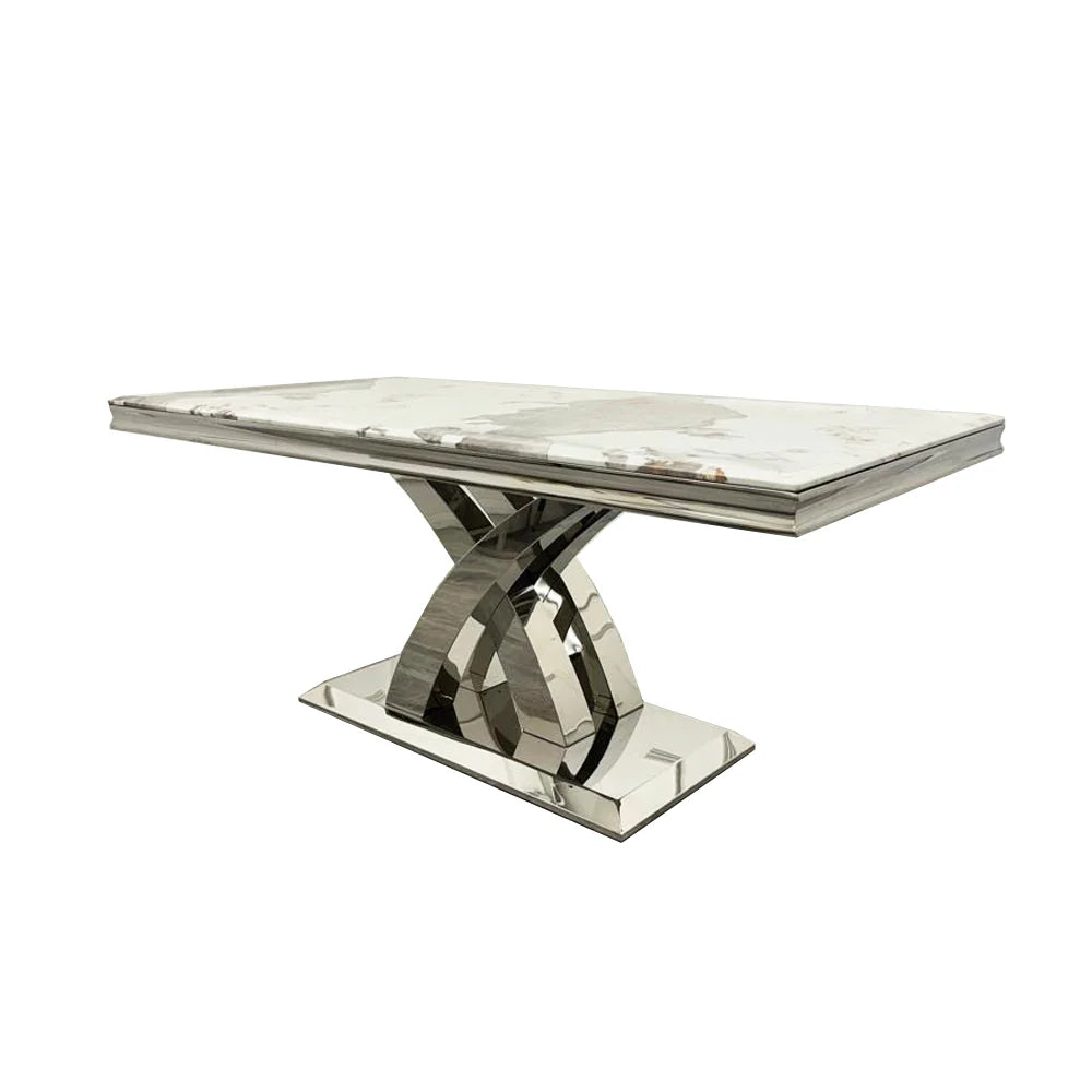 Marble Dining Table with Chairs With 4 Chairs