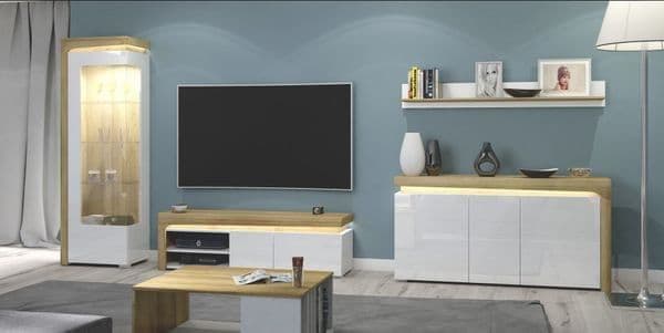 Grenald Left Corner Display Cabinets