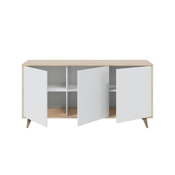 Tallinn Oak Sideboard White