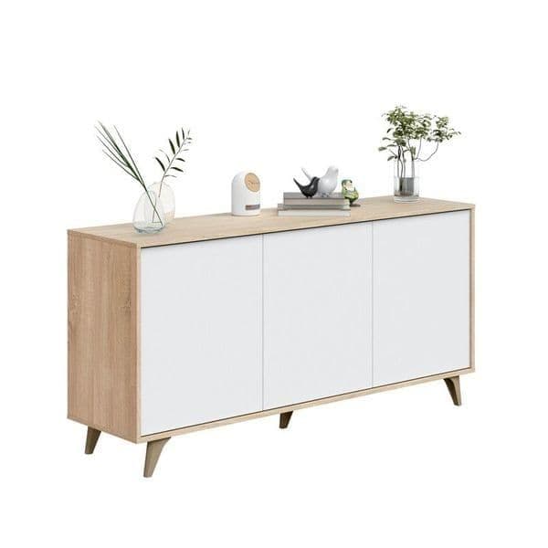 Tallinn Oak Sideboard White