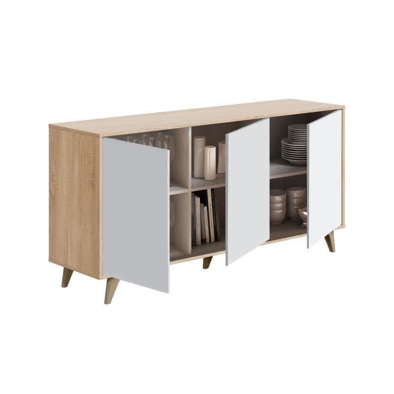 Tallinn Oak Sideboard White