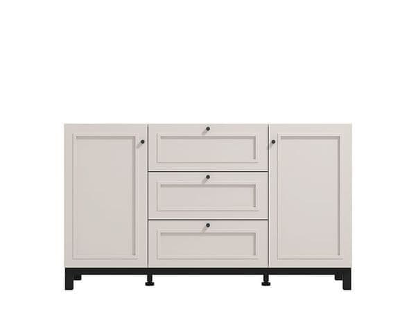 Callesso Cashmere Taupe White Oak Sideboard (154cm)