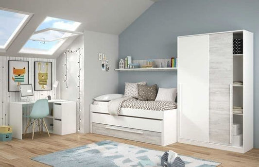 Columbus Arctic 120cm Wardrobe