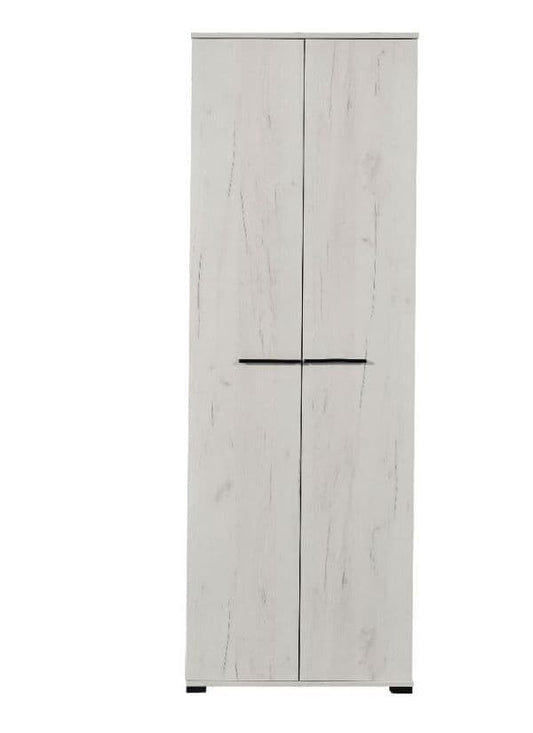 Lucerne Oak Wardrobe White