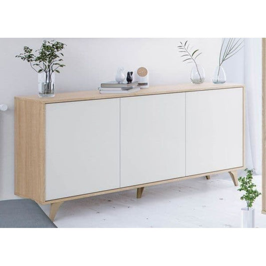oak sideboard white