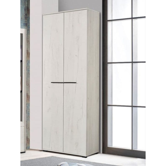 oak wardrobe white