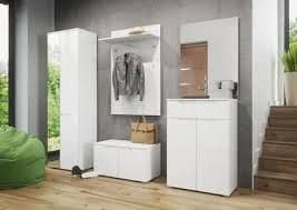 Sofia White High Gloss Tall Sideboard