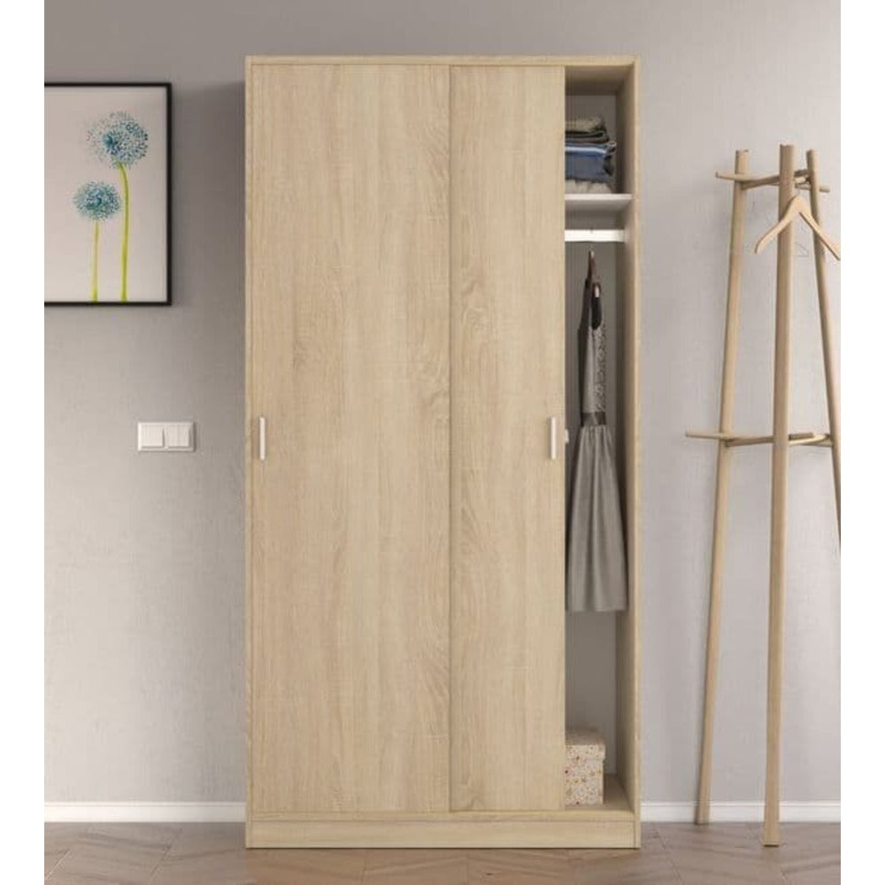 single oak wardrobe