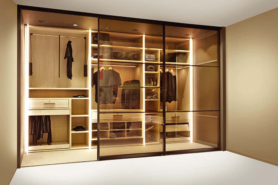 glass wardrobe doors