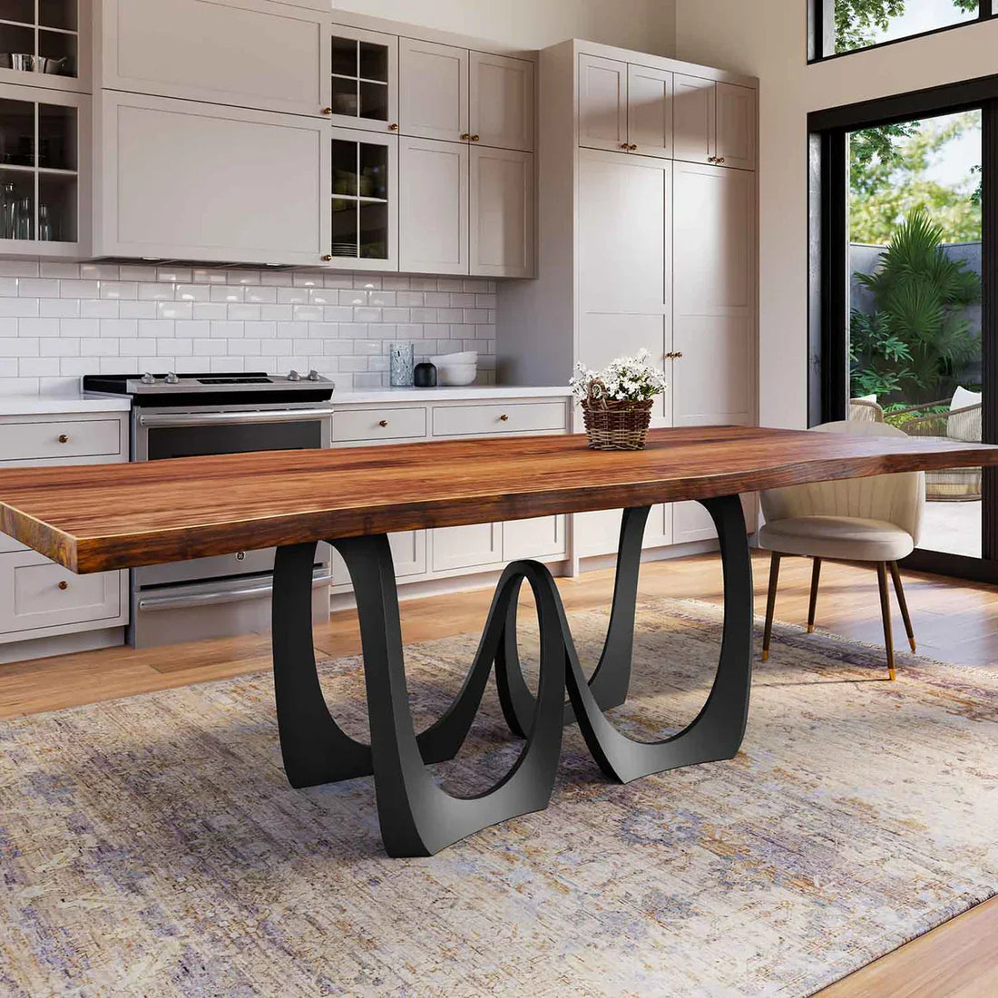 metal table legs