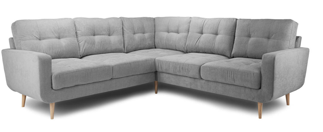 Aurora Large Corner Sofa - Grey