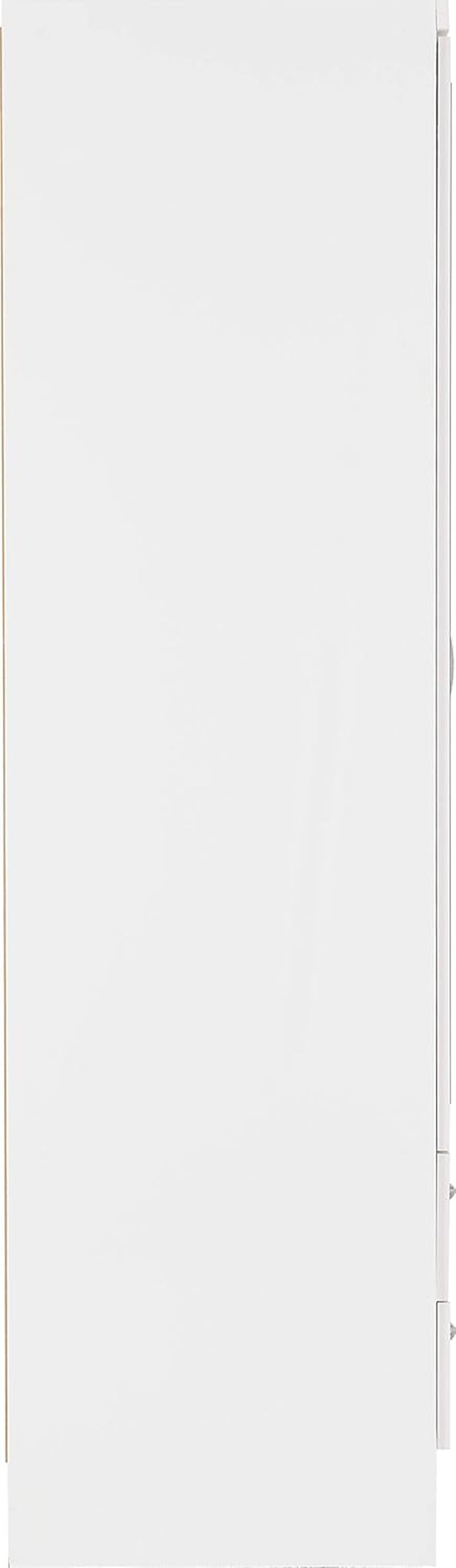 Nevada 6 Door 2 Drawer Wardrobe in White Gloss