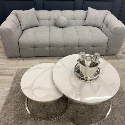 3 Seater Sofa UK | The Bubble Boucle 3 Seater Sofa Set | 3 Seater Sofa