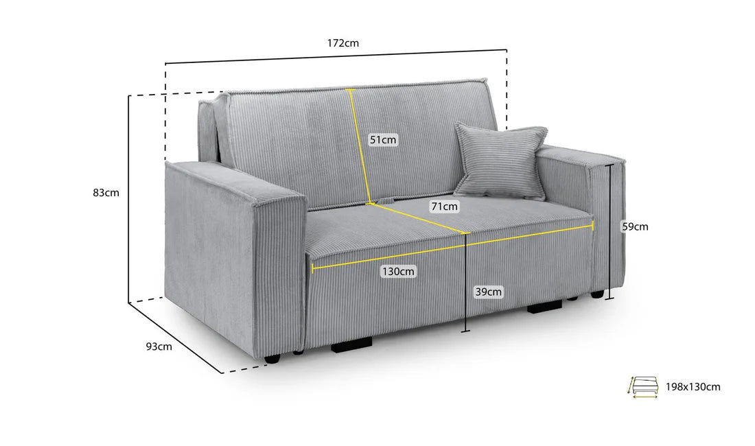 Cassia Sofabed 2 Seater