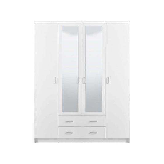 3 door mirrored wardrobe