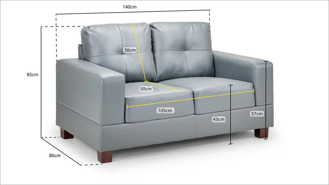 Comfortable 2 Seater Leather Sofa Cheap