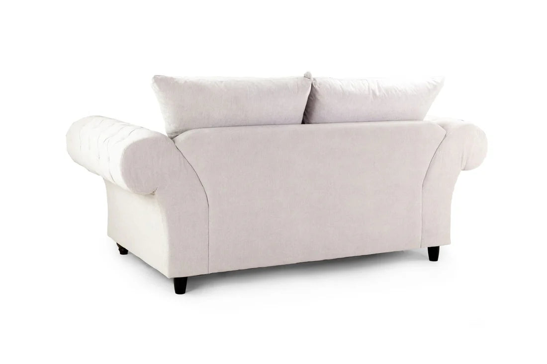 Windsor Fullback 2 Seater Cream Leather Sofa