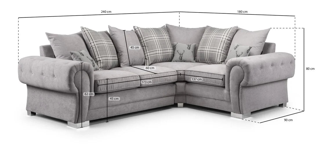 Verona Scatterback Sofa Right Hand Facing Corner