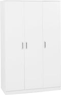 Dakota 3 Door Wardrobe in White
