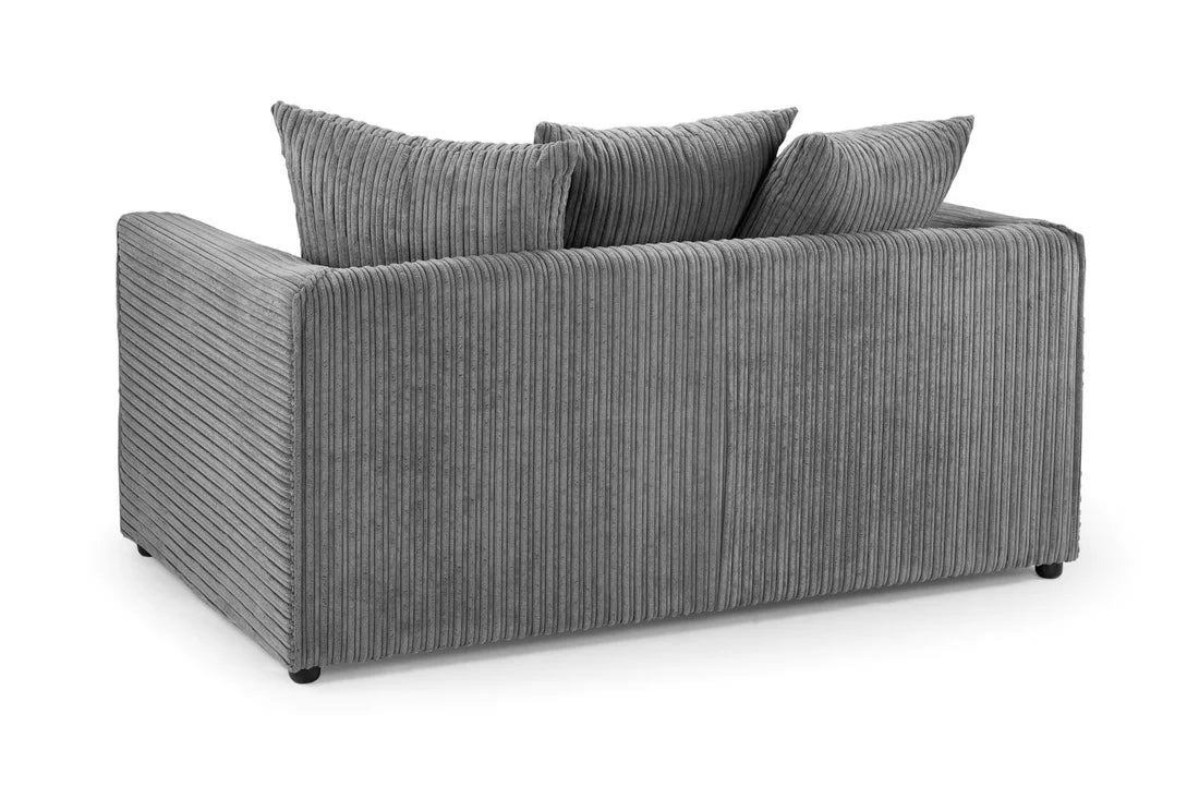 Harley Jumbo Sofa Grey 2 Seater Sofa