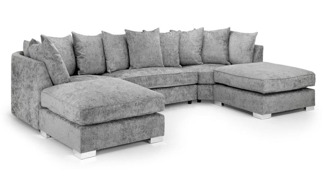Bishop Scatterback U Shape 7 Seat Corner Sofa