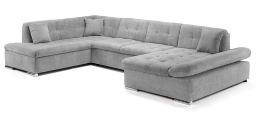 Bergen Sofabed Left Hand Corner Sofa - Grey