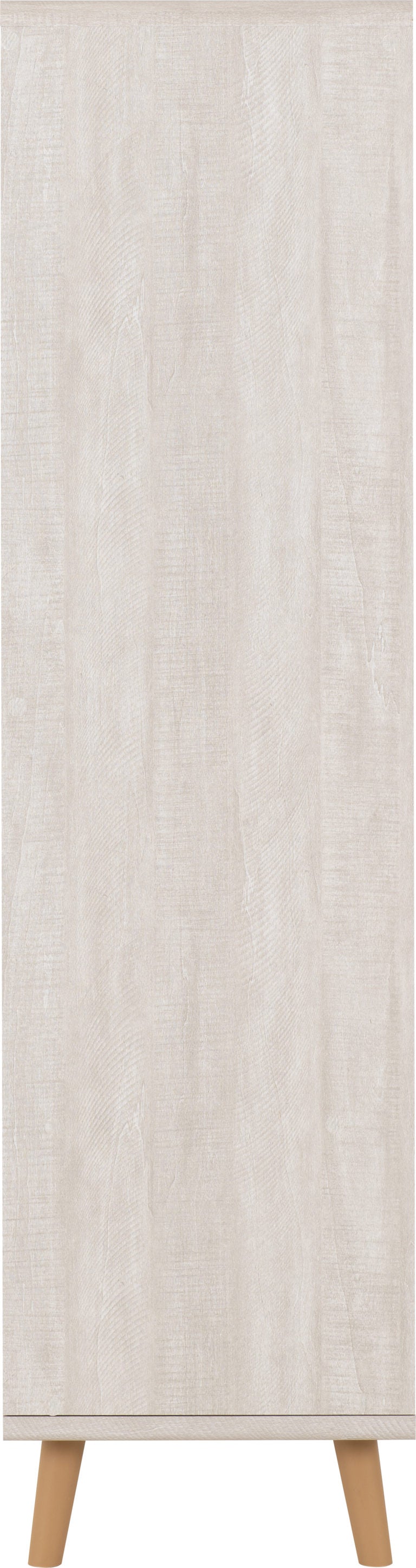 Emilia 2 Door Dusty Grey and White 180 cm width wardrobe