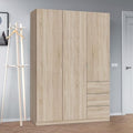 Oak Triple Wardrobe