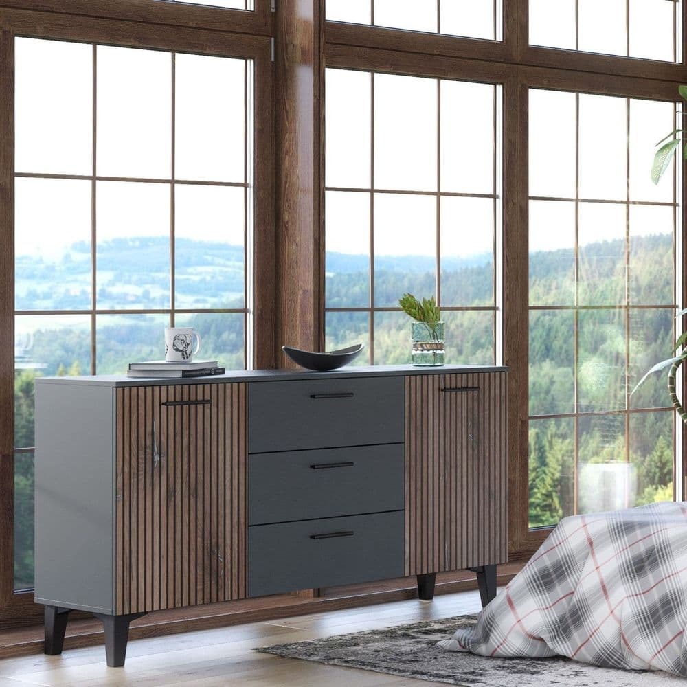 Rustic Oak Sideboard
