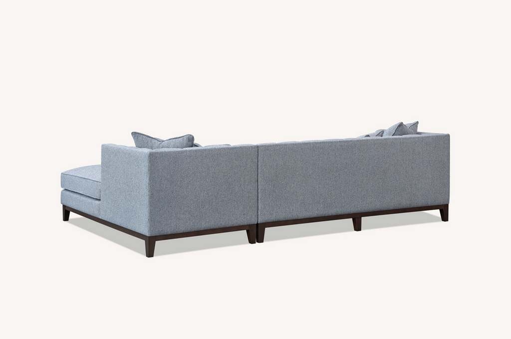 Aluxo Cooper Right Hand Charcoal Corner Sofa