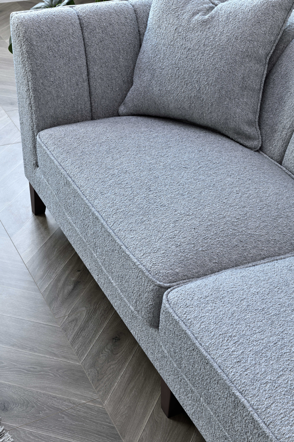 Aluxo Cooper Outdoor 3 Seater Sofa in Dolphin Boucle