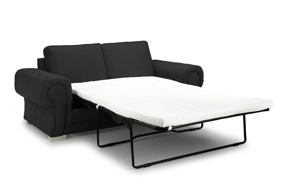 Love Seat Sofa Bed Grey 3 Seater