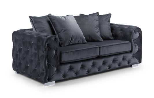 Ankara 3 Seater Sofa - Slate