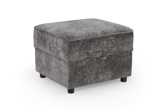 Astrid Footstool - Grey