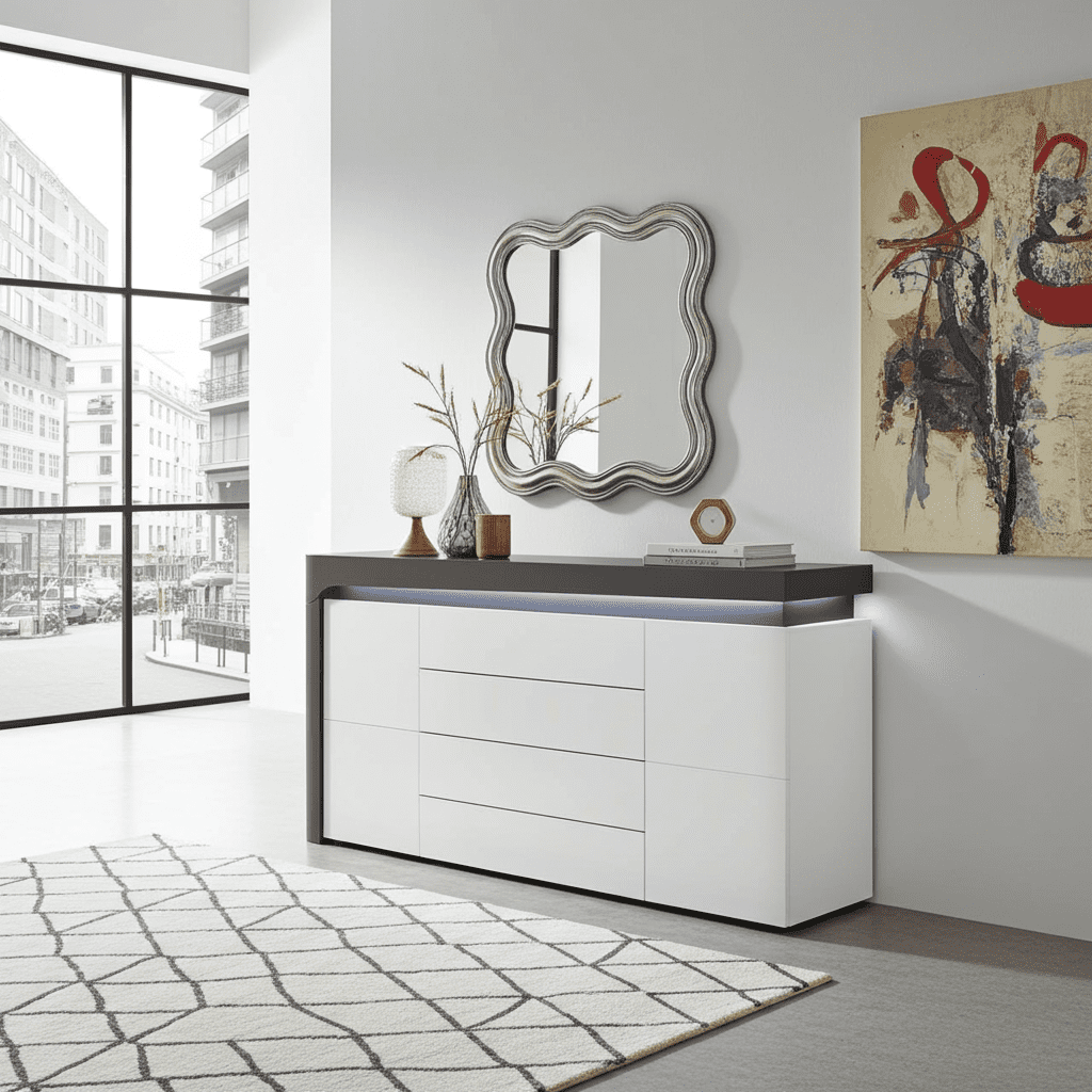 Tyler 2 Door / 4 Drawer Contemporary Sideboard
