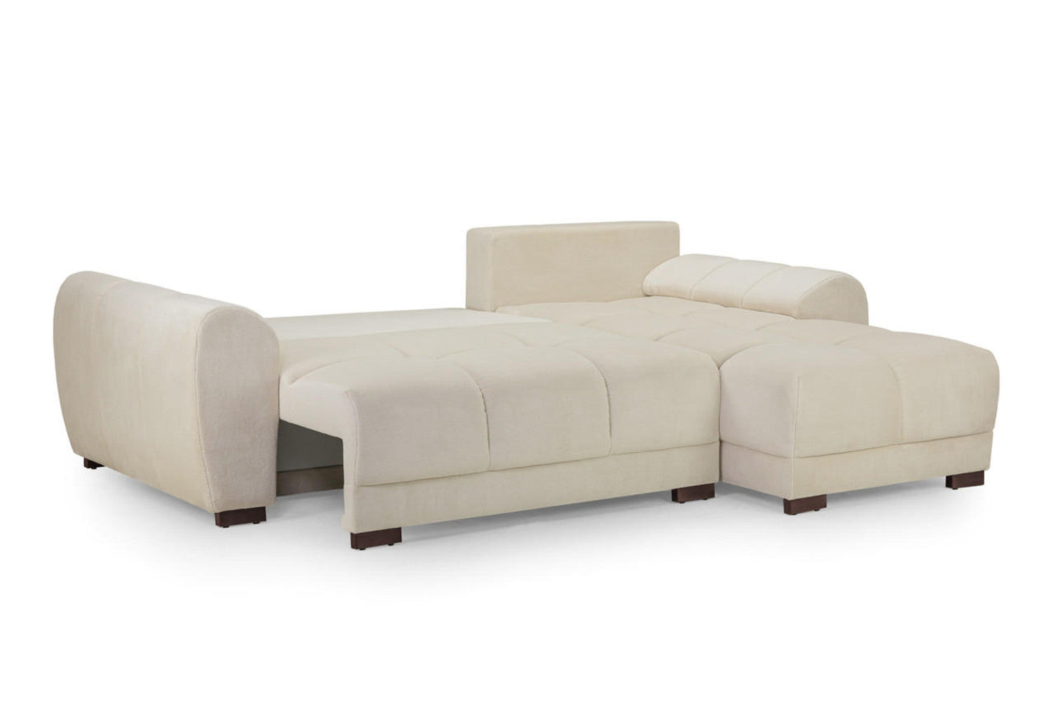 Azzuro Universal Cream Corner Sofa 4 Seater