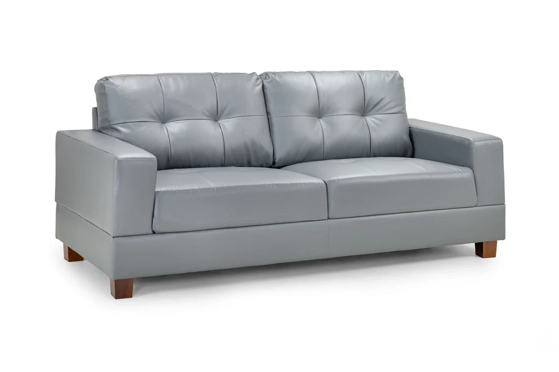 3 Seater in Grey Fabric Sofa Tweed