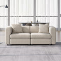 Love Seaters Extra Large Sectional Sofa for Living Room,2 Seaters for Small Apartment.,Convertible Leisure Couch,Deep Couches for Lounge,Modular Family Couches