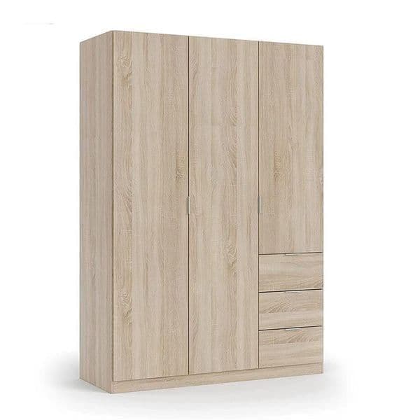 Cairo Oak Effect Compact Wardrobe