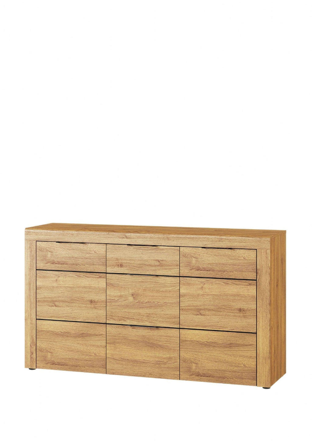Lindel 3 Drawer Oak Sideboard Oak