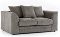 New Luxor Grey 2 Seater Soft Jumbo Cord Sofa | Soft 2 Seater Luxury Jumbo Cord Settee