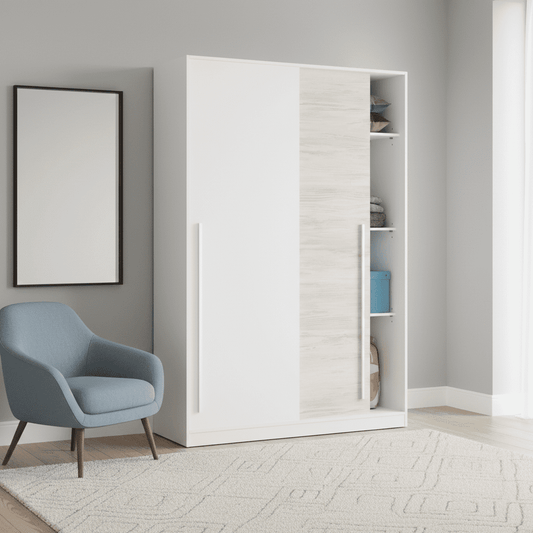 Columbus Arctic 120cm Wardrobe