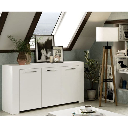 Tirana Artic White 3 Door Sideboard