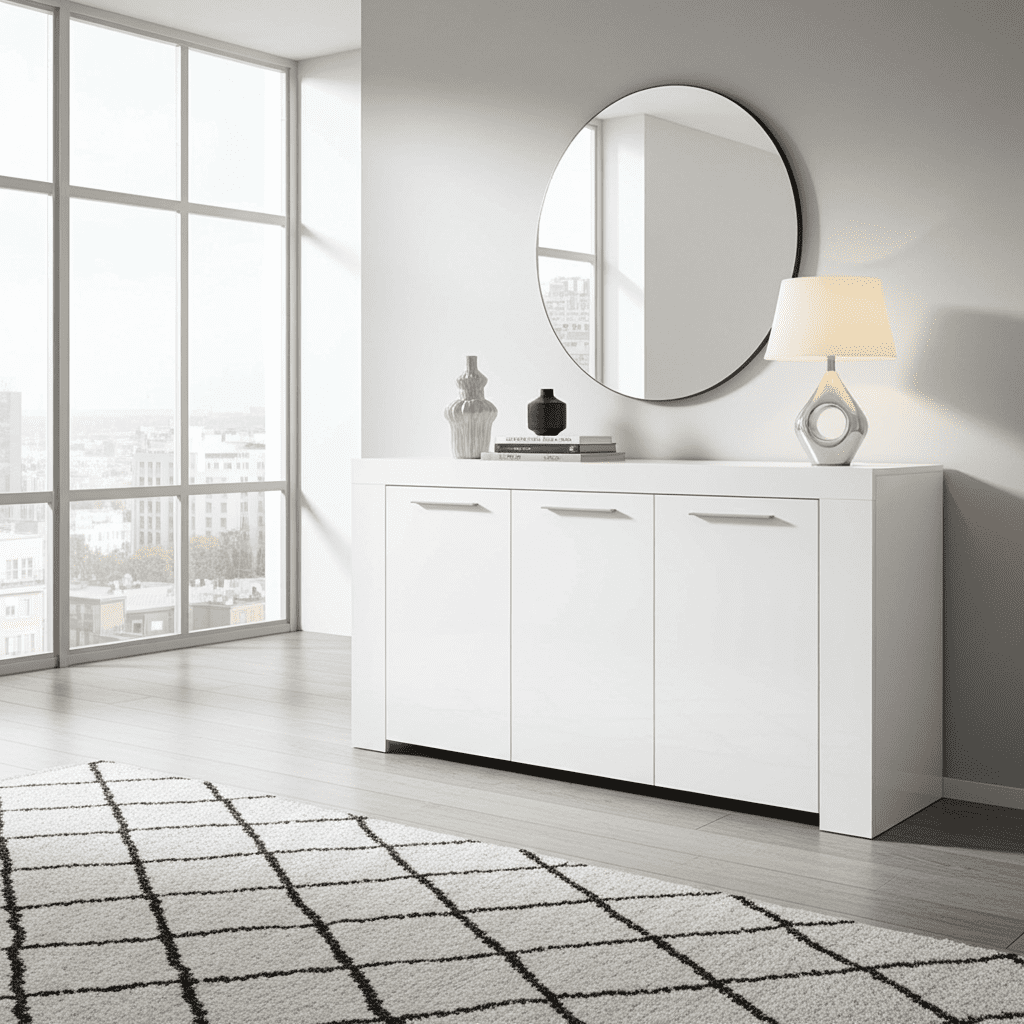 Tirana Artic Office Sideboard 3 Door