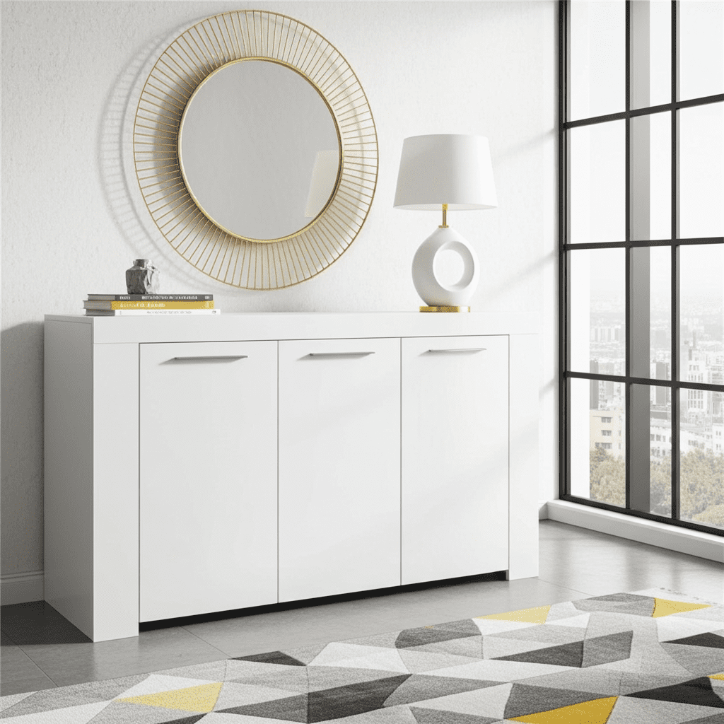Tirana Artic Office Sideboard 3 Door