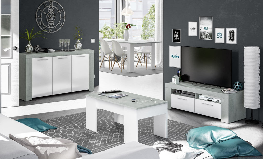 Tirana Dark Grey Sideboard