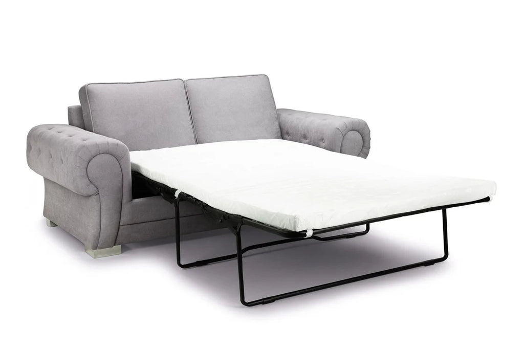 Love Seat Sofa Bed Grey 3 Seater
